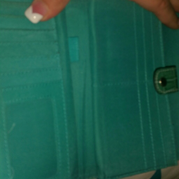 MINT GREEN PURSE WITH MATCHING WALLET - Picture 7 of 8